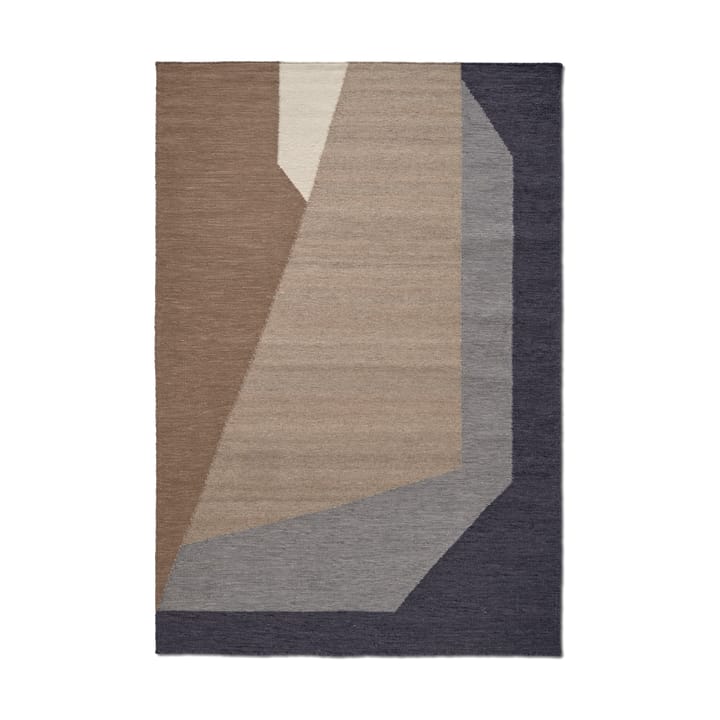 Levels wool rug 170x230 cm, Blue Classic Collection