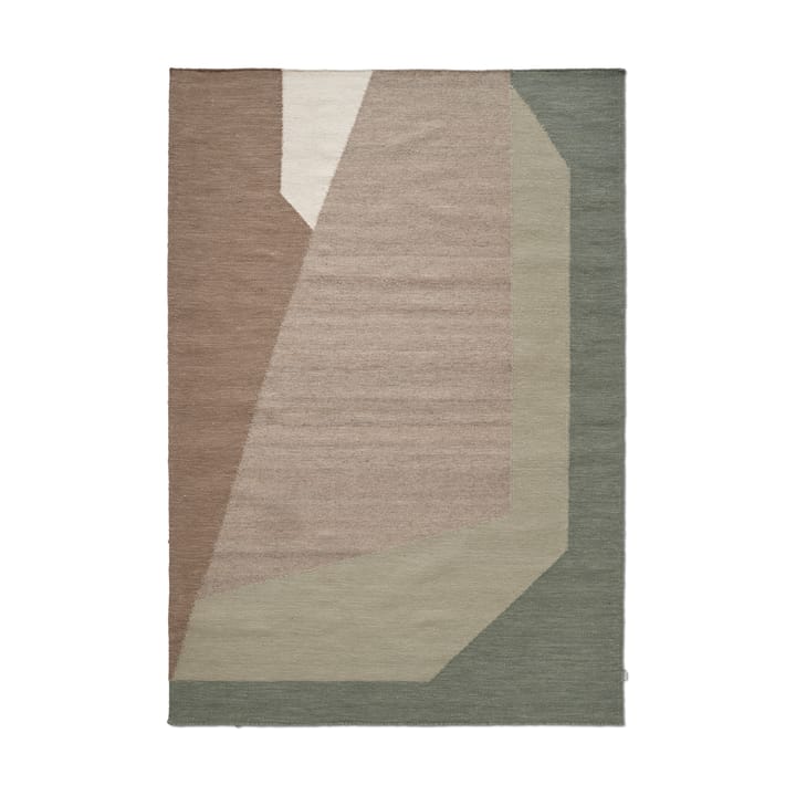 Levels wool rug 200x300 cm, Green Classic Collection