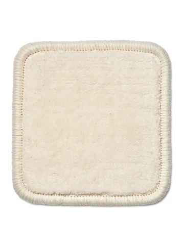 Lobby rug with overlock stitching - Off-white, 200x200 cm - Classic Collection