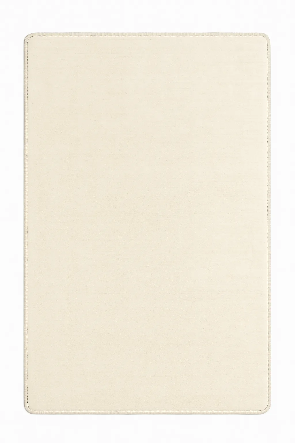 Lobby rug with overlock stitching, Off-white, 400x400 cm Classic Collection