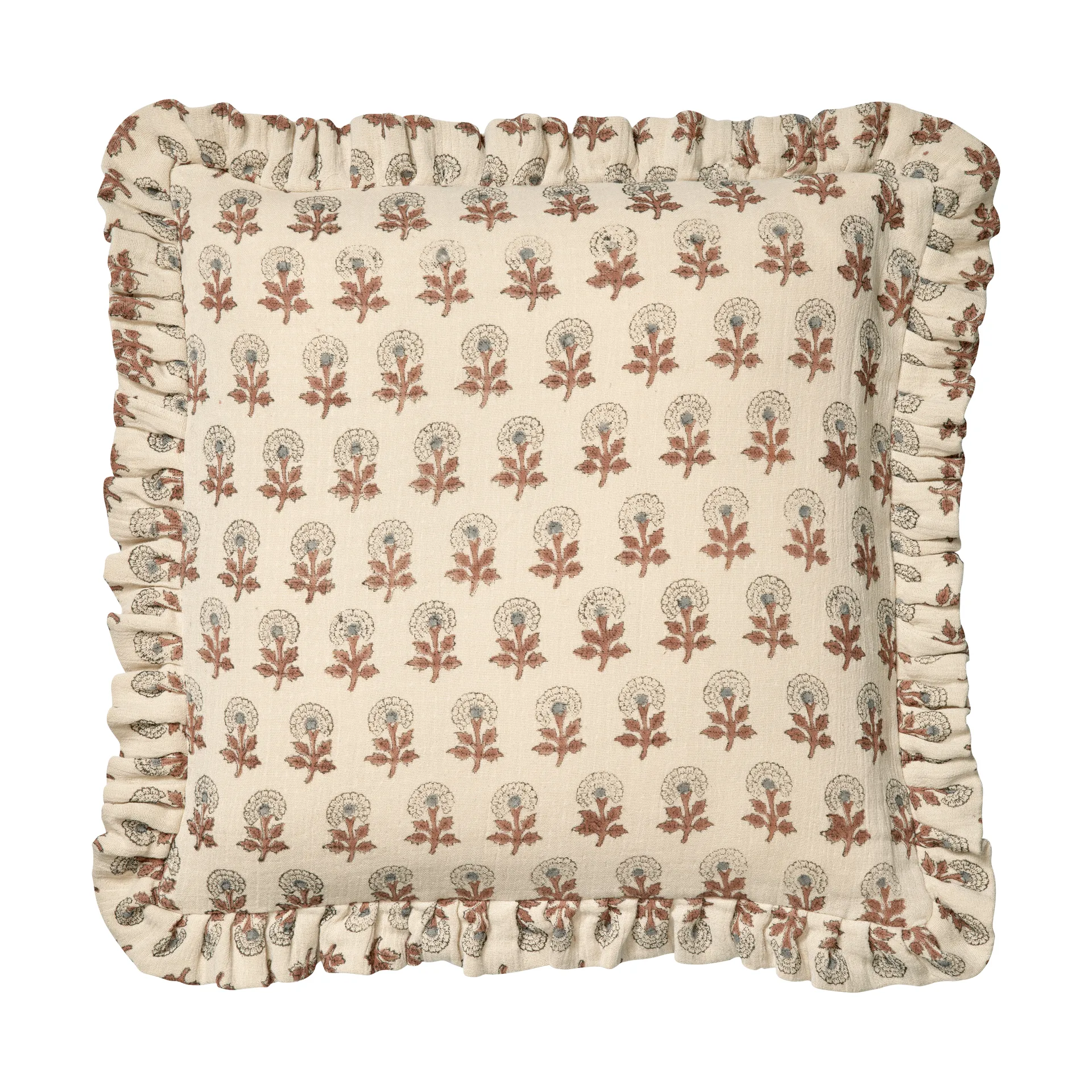 Marigold cushion cover 50x50 cm, Mocha Classic Collection