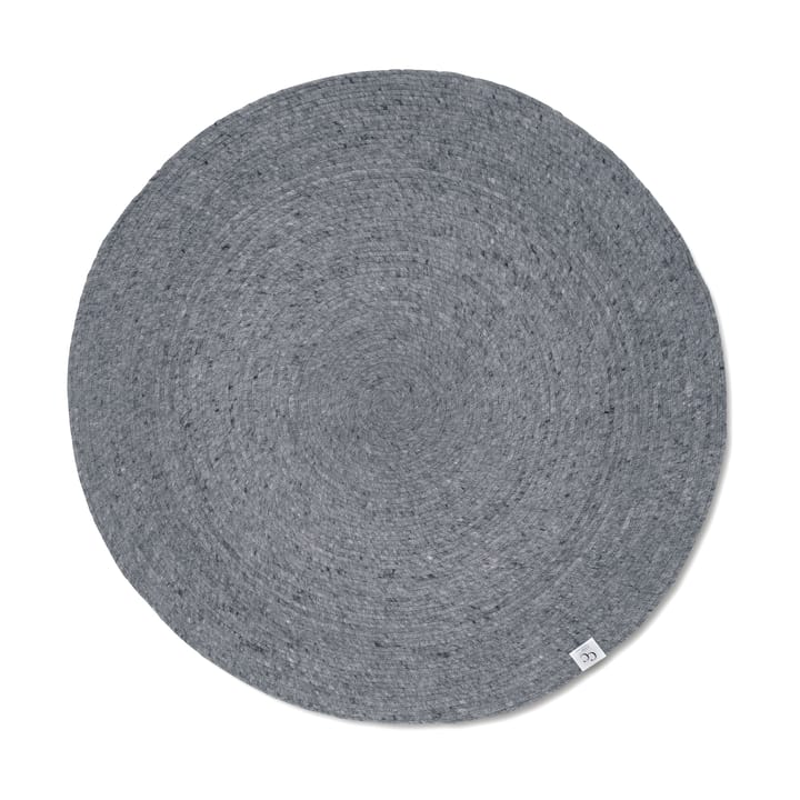 Merino Rug round - Blue Ø160 cm - Classic Collection