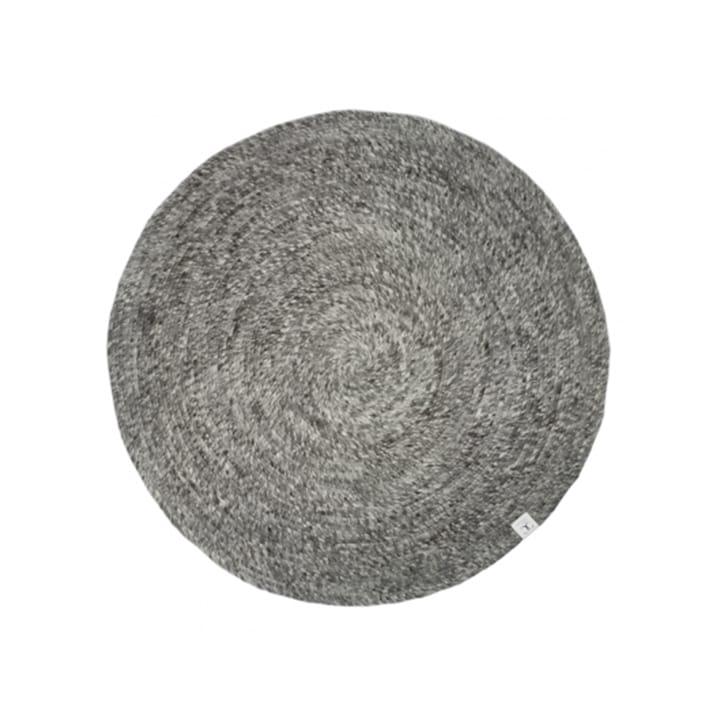 Merino Rug round, Granite, 160 cm Classic Collection