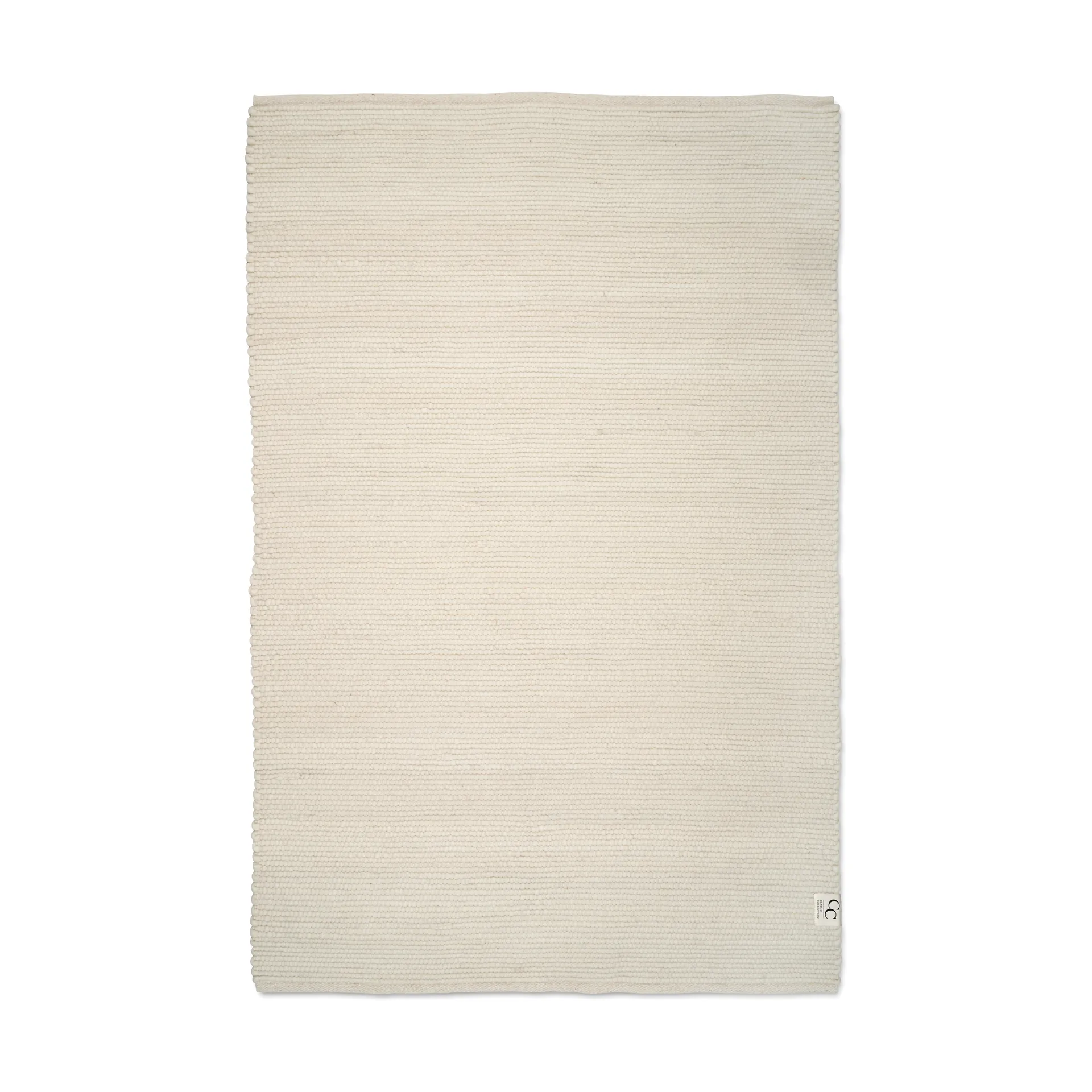 Merino wool carpet 170x230 cm, white Classic Collection