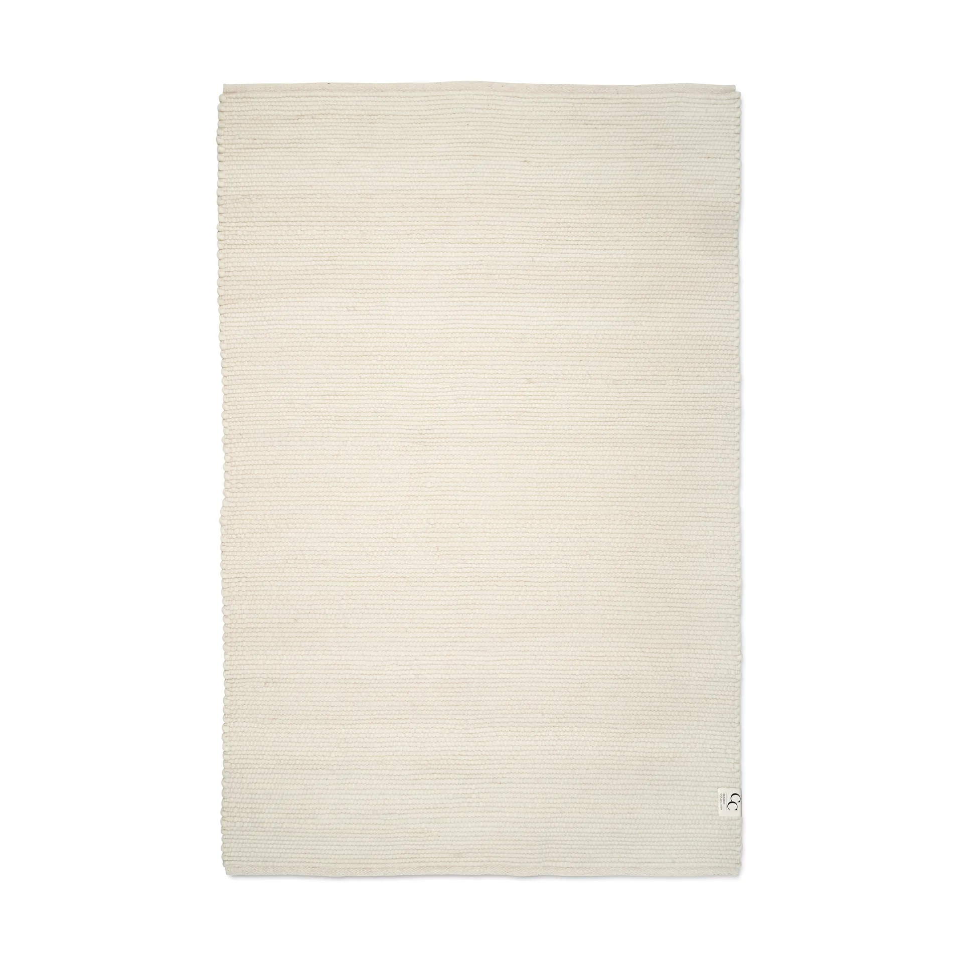 Merino wool carpet 200x300 cm, white Classic Collection