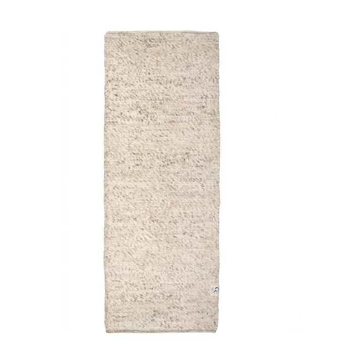 Merino wool carpet 80x250 cm - natural beige - Classic Collection