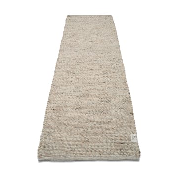 Merino wool carpet 80x250 cm - natural beige - Classic Collection