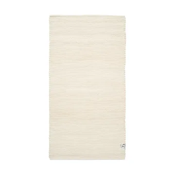 Merino wool carpet 80x250 cm - white - Classic Collection