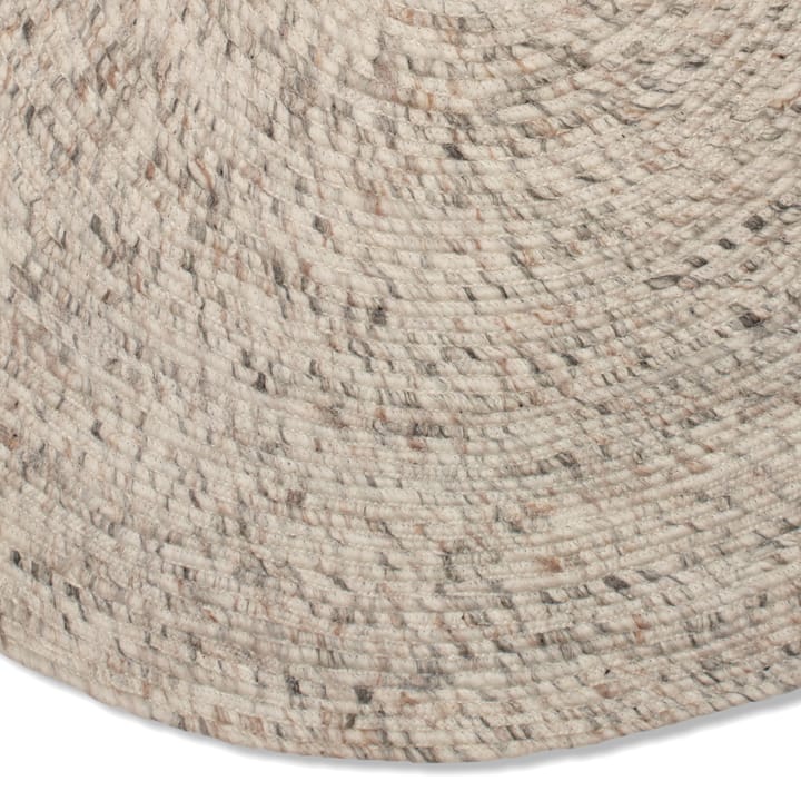 Merino wool carpet round Ø160 cm, beige Classic Collection