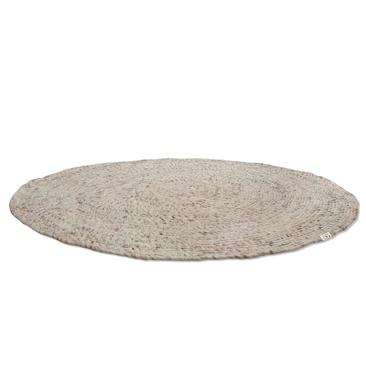 Merino wool carpet round Ø200 cm, beige Classic Collection