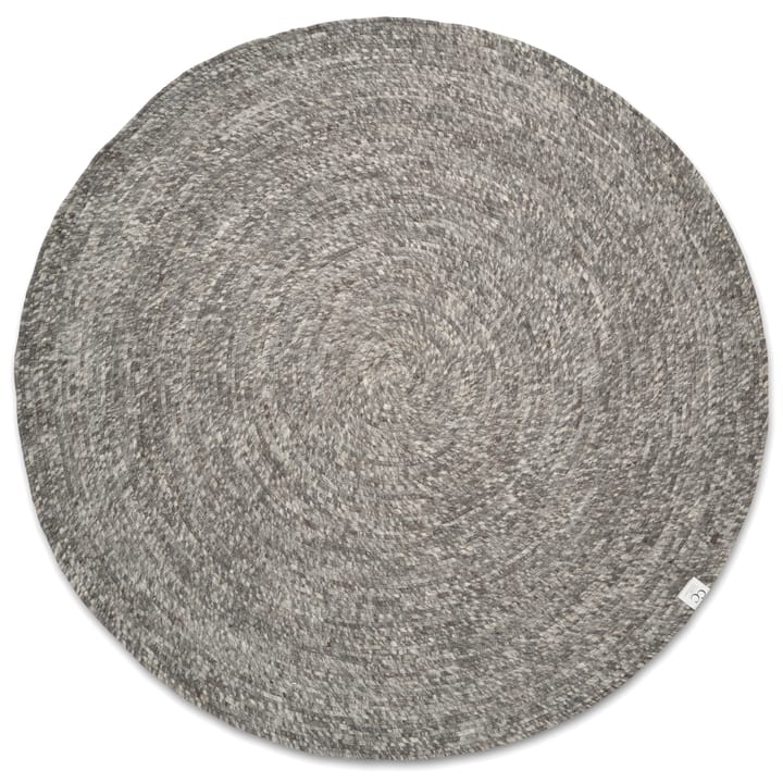 Merino wool carpet round Ø200 cm, grey Classic Collection
