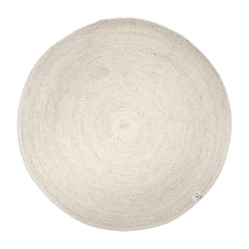 Merino wool carpet round Ø200 cm - white - Classic Collection