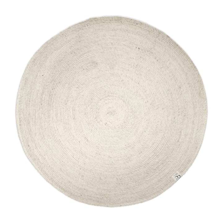 Merino wool carpet round Ø200 cm, white Classic Collection