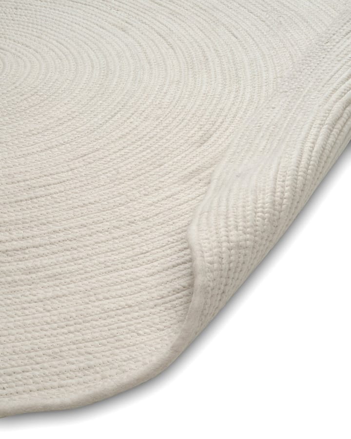 Merino wool carpet round Ø200 cm, white Classic Collection