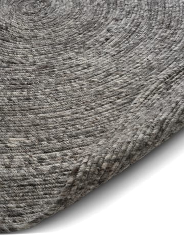Merino wool rug round Ø240 cm - Grey - Classic Collection