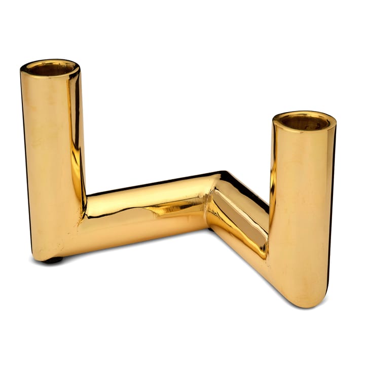 Pipe candle sticks 11 cm - brass - Classic Collection