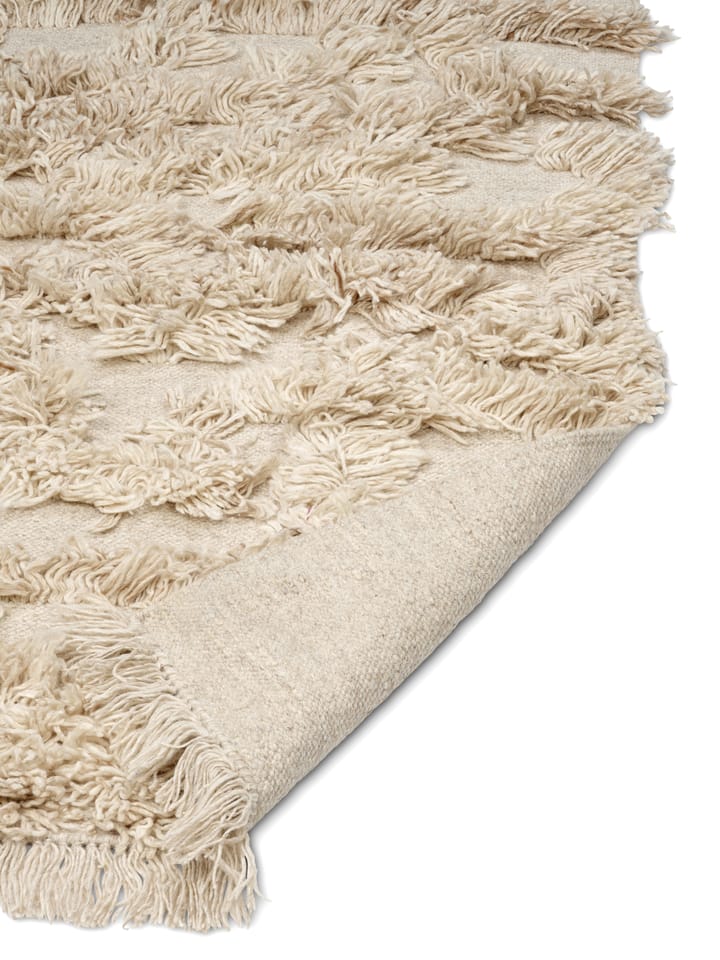 Rio wool rug 80x150 cm, Beige Classic Collection