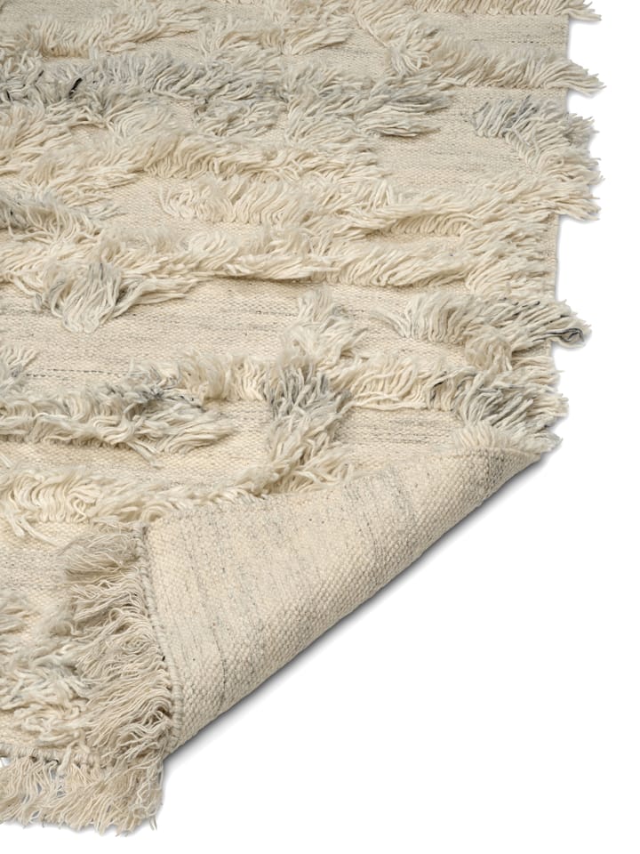 Rio wool rug 80x150 cm, Ivory-melange Classic Collection