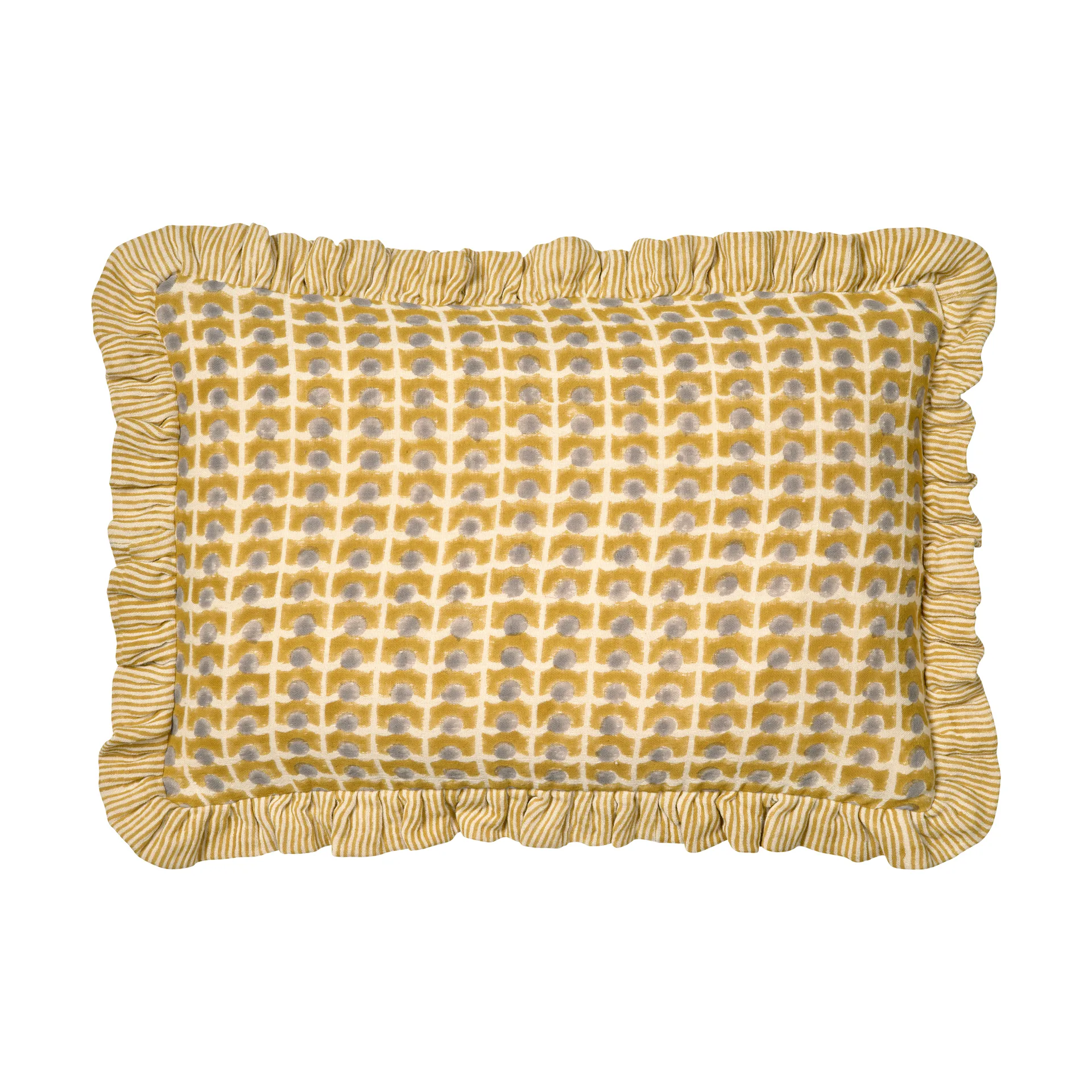 Ripple cushion cover 40x60 cm, Yellow Classic Collection