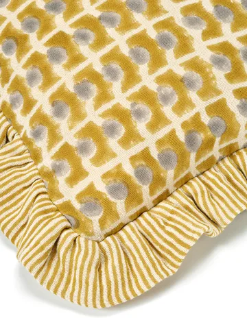 Ripple cushion cover 40x60 cm - Yellow - Classic Collection