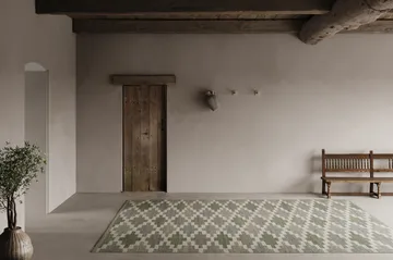 Röllakan Korsnäs rug - Blue-green, 250x350 cm - Classic Collection