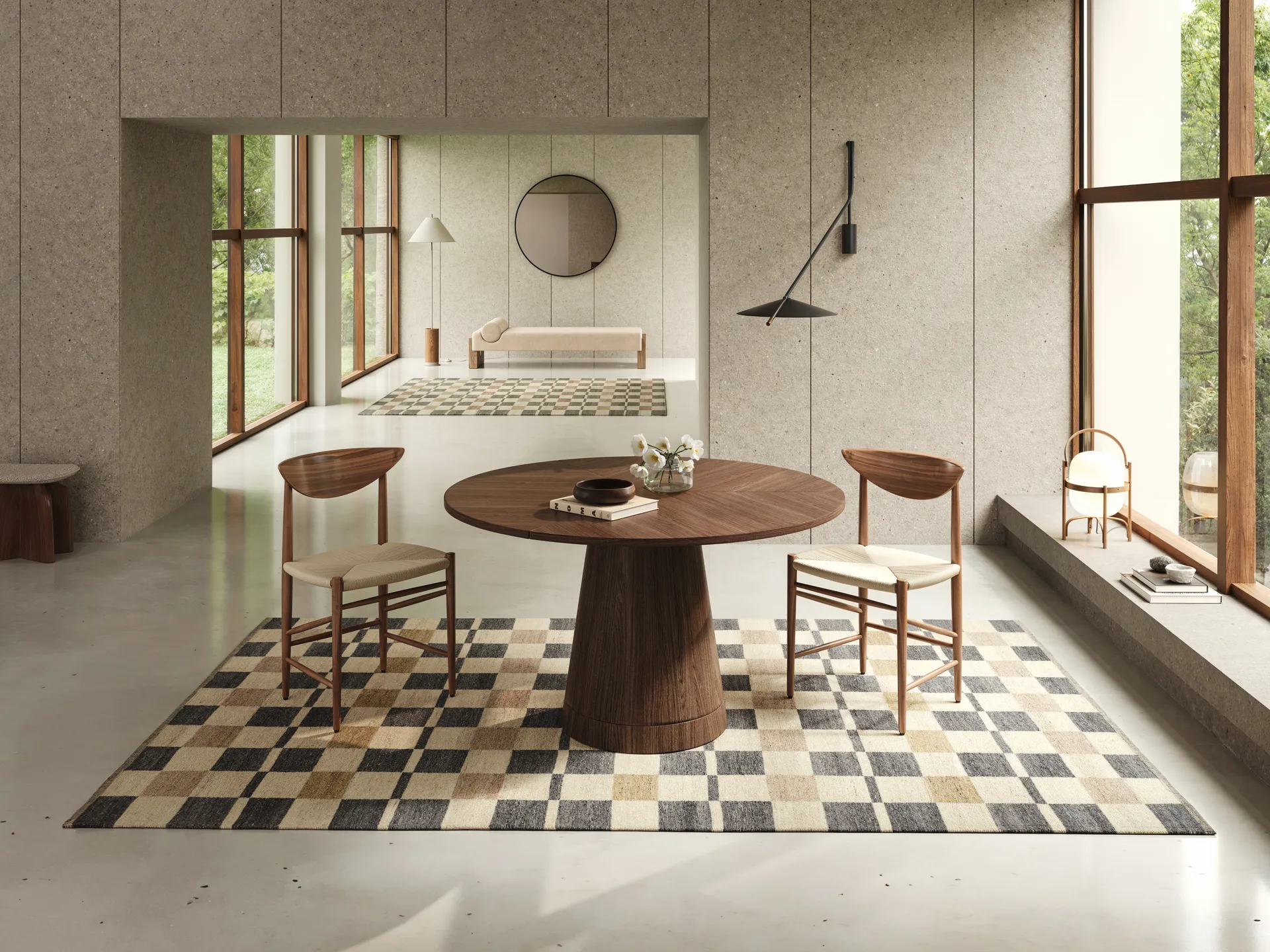 Röllakan Rutvik rug, Blue, 250x350 cm Classic Collection