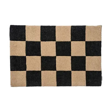 Square doormat 60x90 cm - Black-natural - Classic Collection