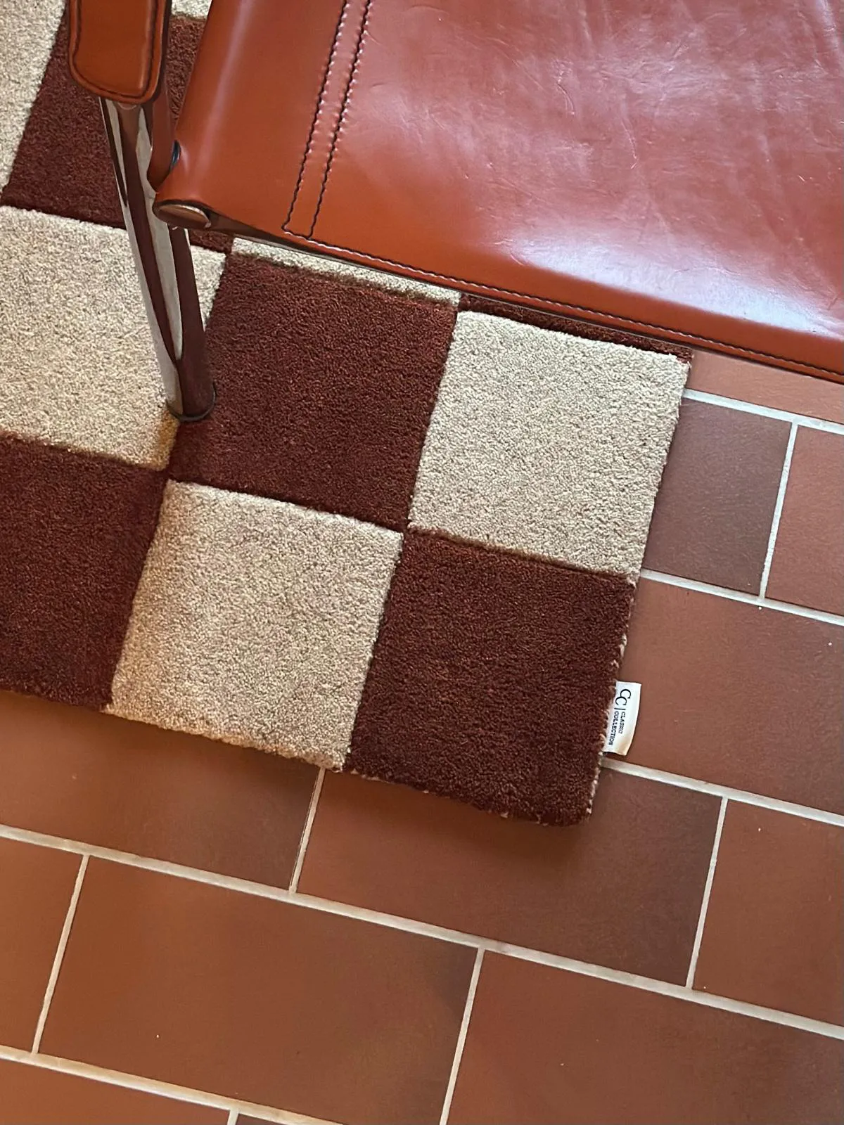 Square doormat 60x90 cm, Brown-natural Classic Collection