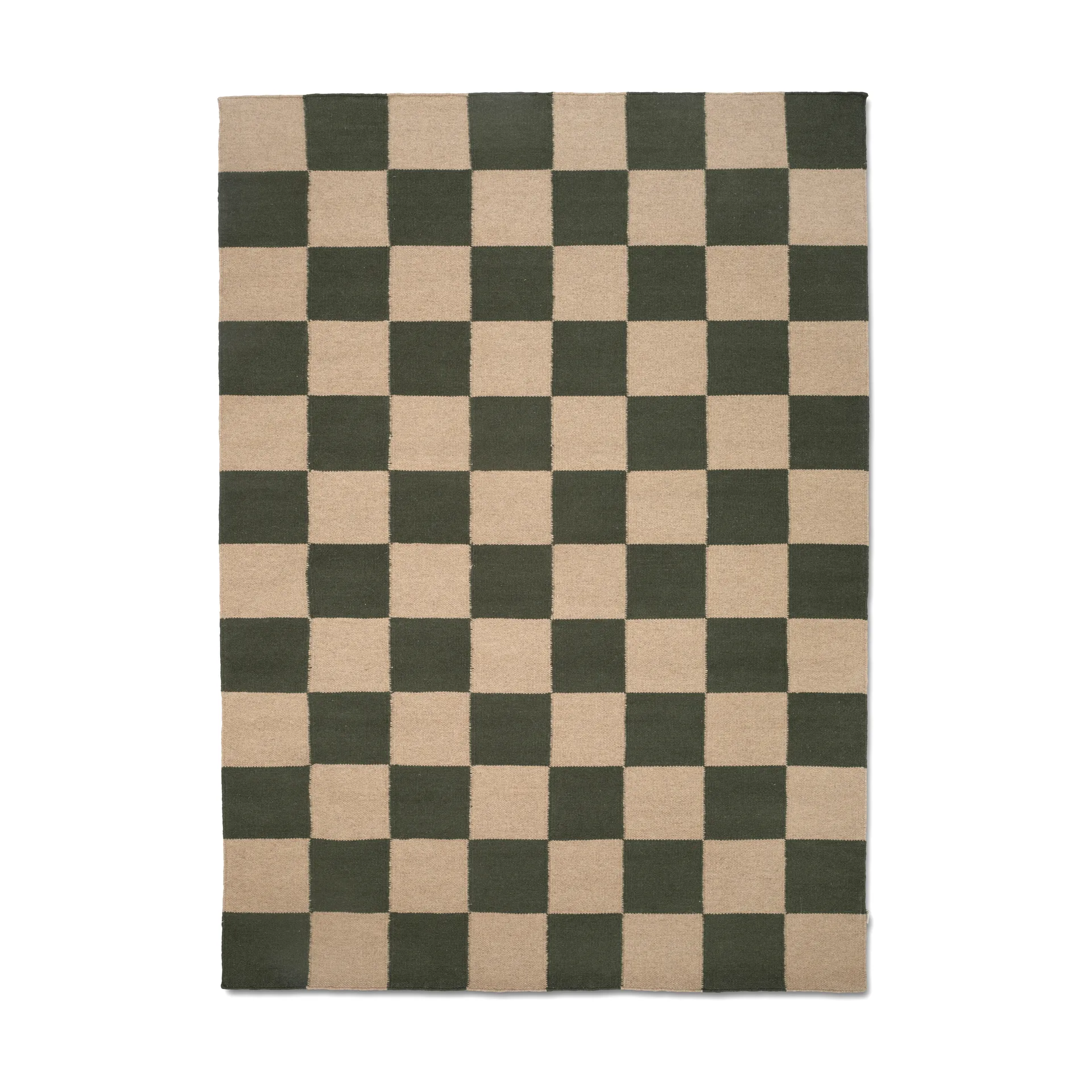Square rug, Green-natural, 170x230 cm Classic Collection