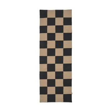 Square runner rug - Black-natural, 80x240 cm - Classic Collection