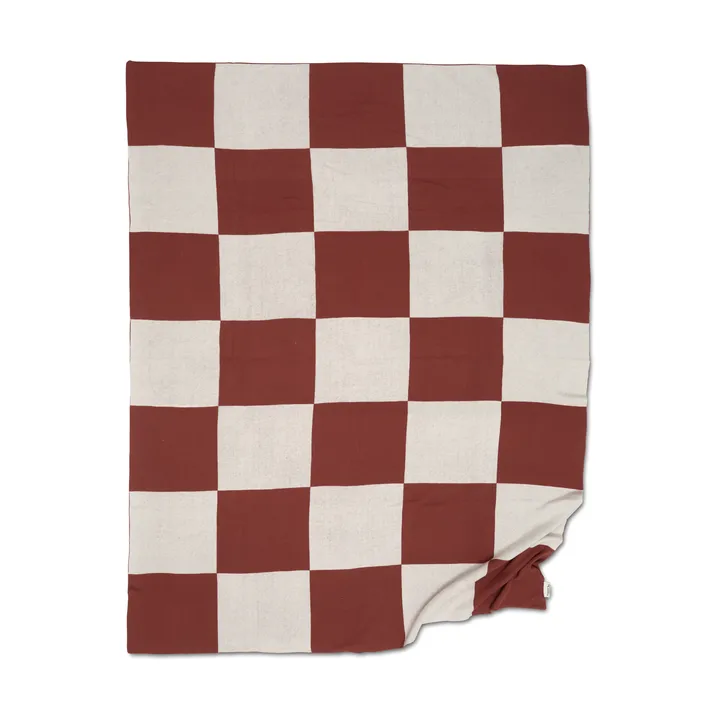 Square throw 130x170 cm - Dark Brown - Classic Collection