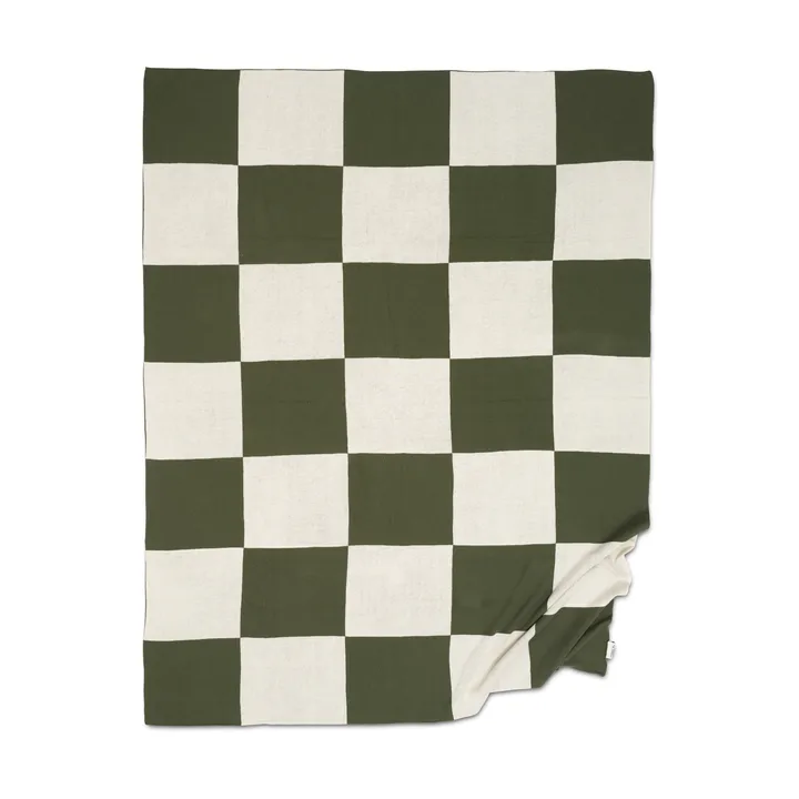Square throw 130x170 cm - Green - Classic Collection