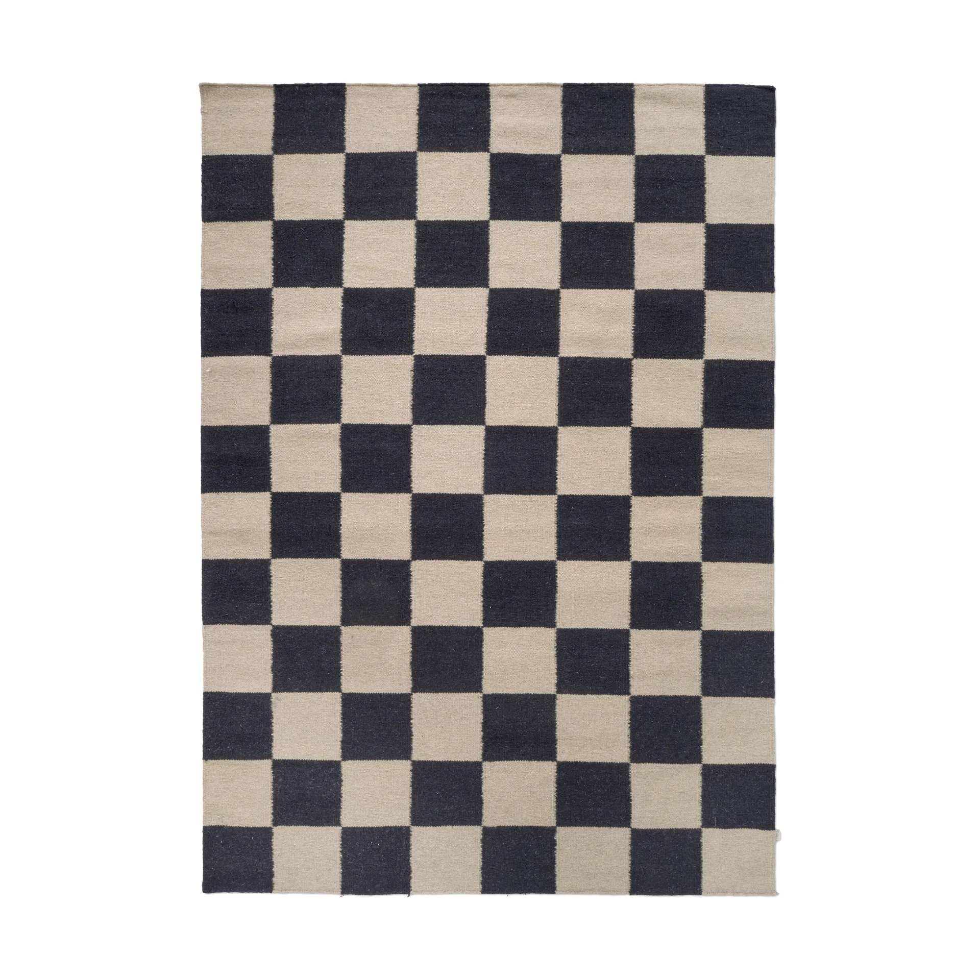 Squares rug, Black-beige, 200x300 cm Classic Collection