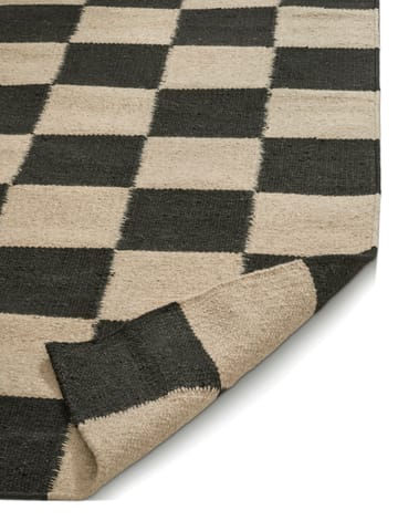 Squares rug - Black-natural, 300x400 cm - Classic Collection