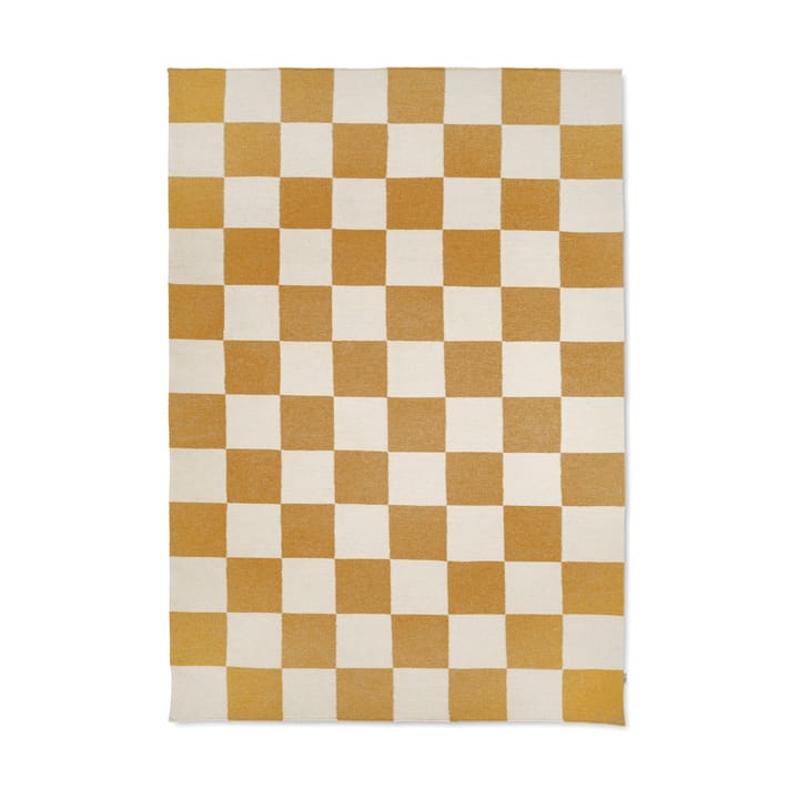 Squares rug - White-yellow, 200x300 cm - Classic Collection