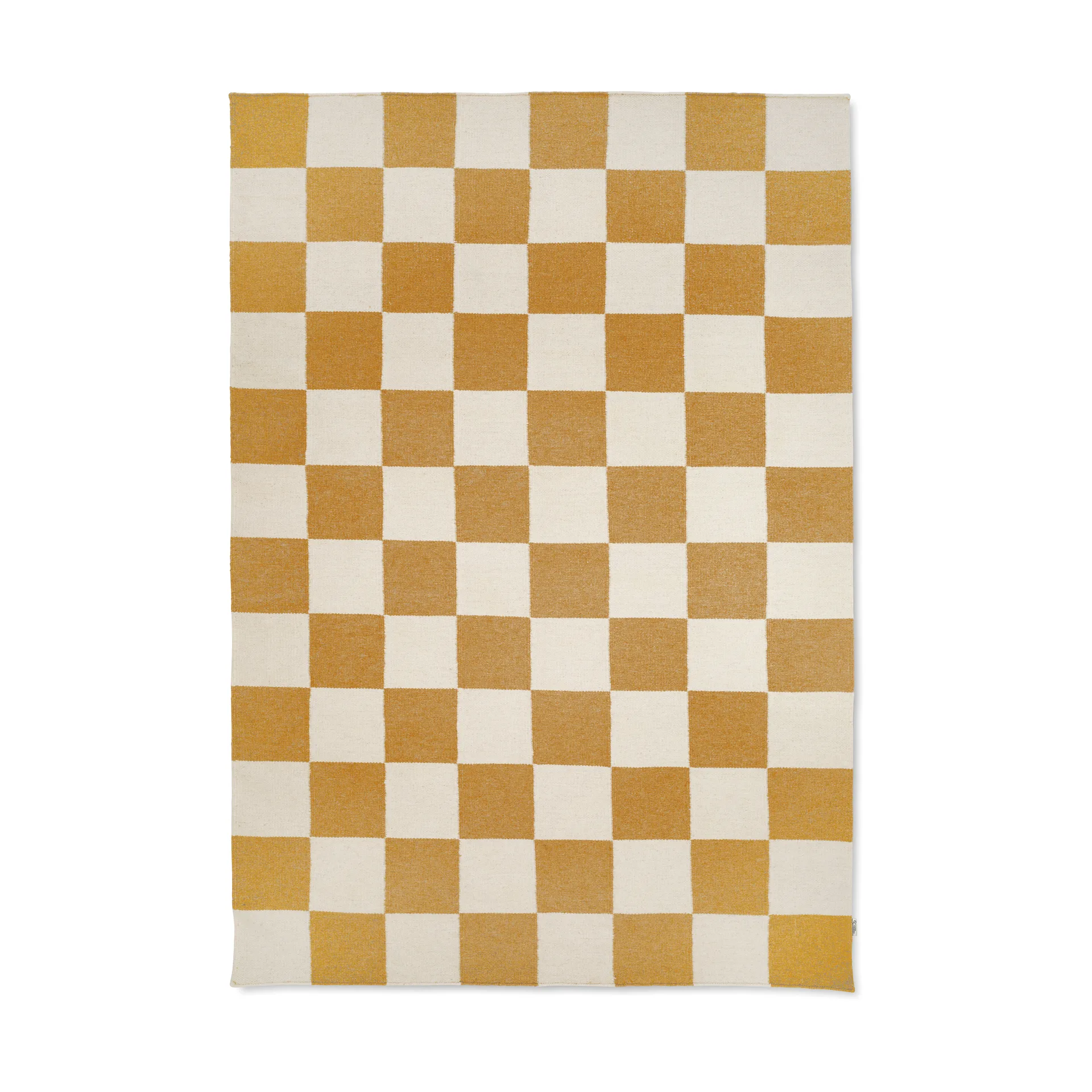 Squares rug, White-yellow, 300x400 cm Classic Collection