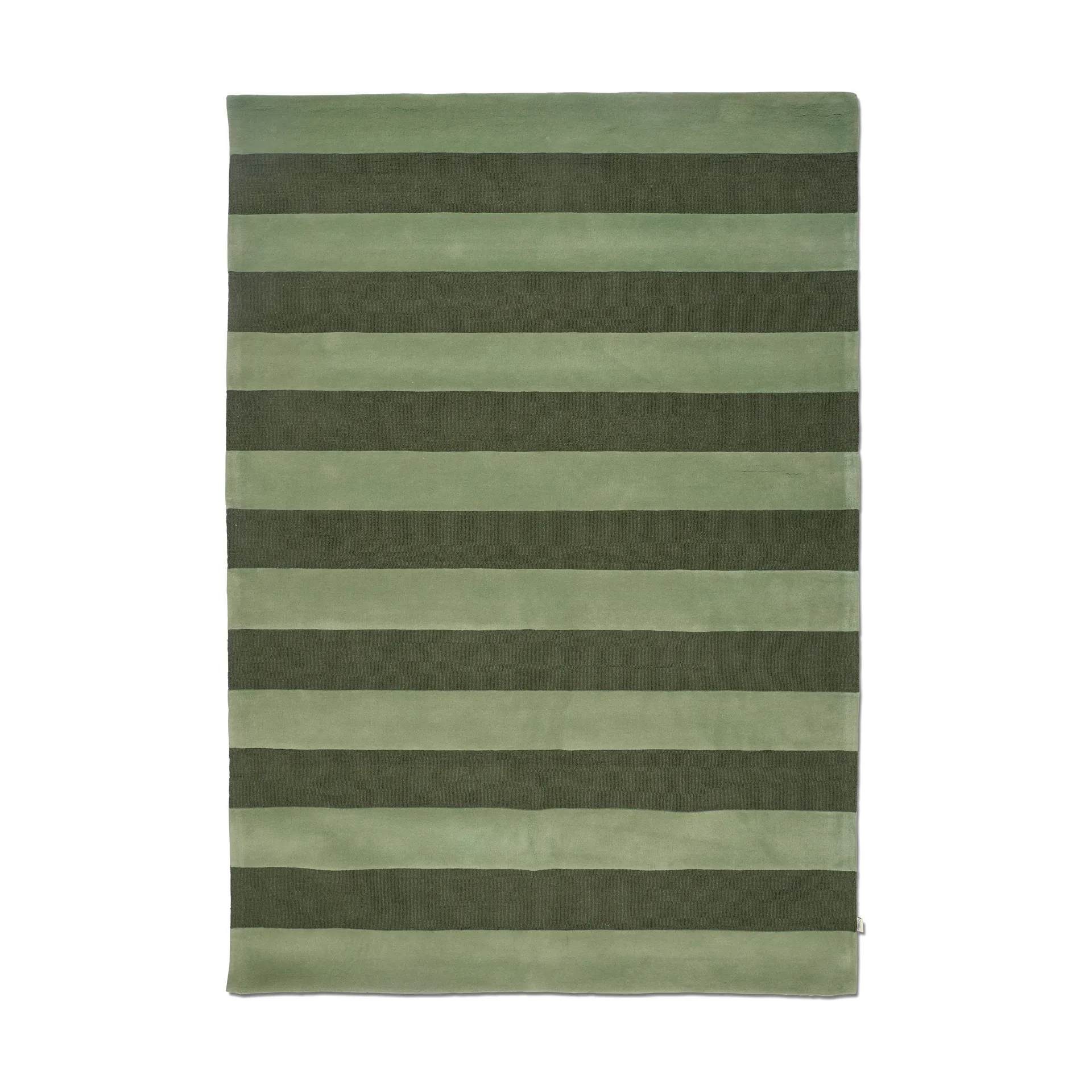 Stripe Boucle rug, Green, 200x300 cm Classic Collection