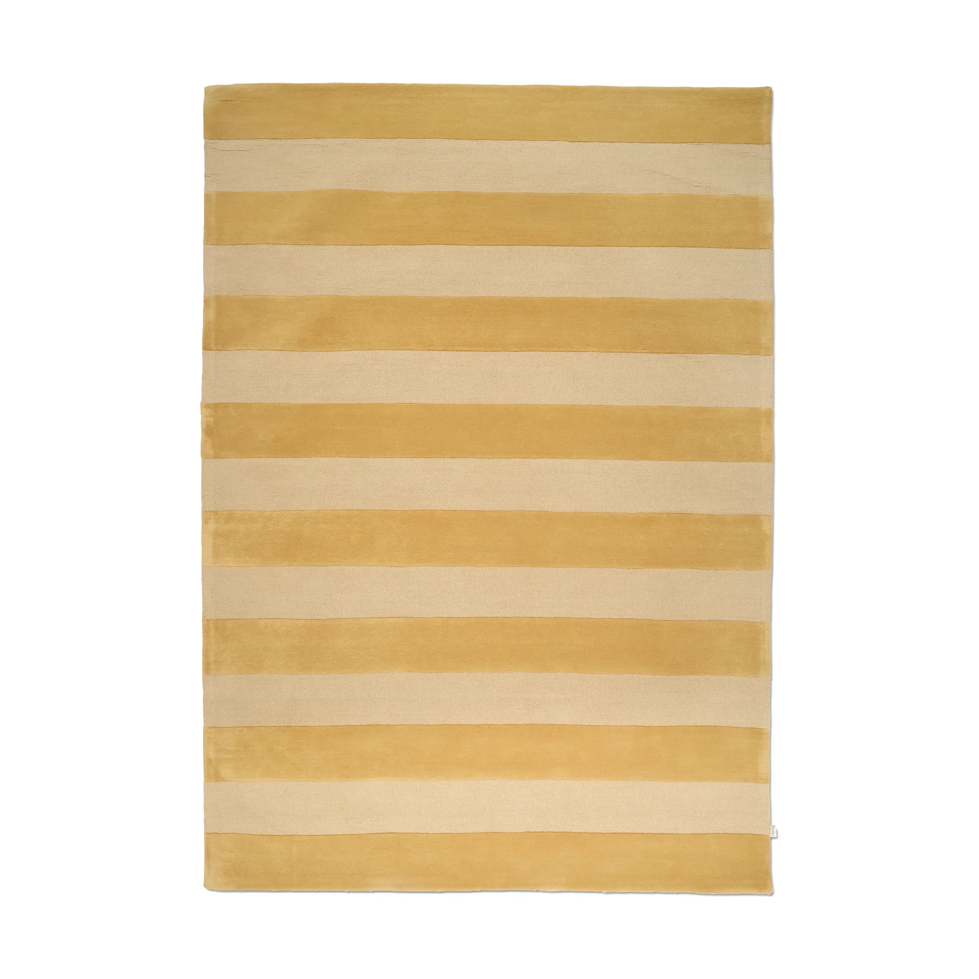 Stripe Boucle rug, Yellow, 200x300 cm Classic Collection
