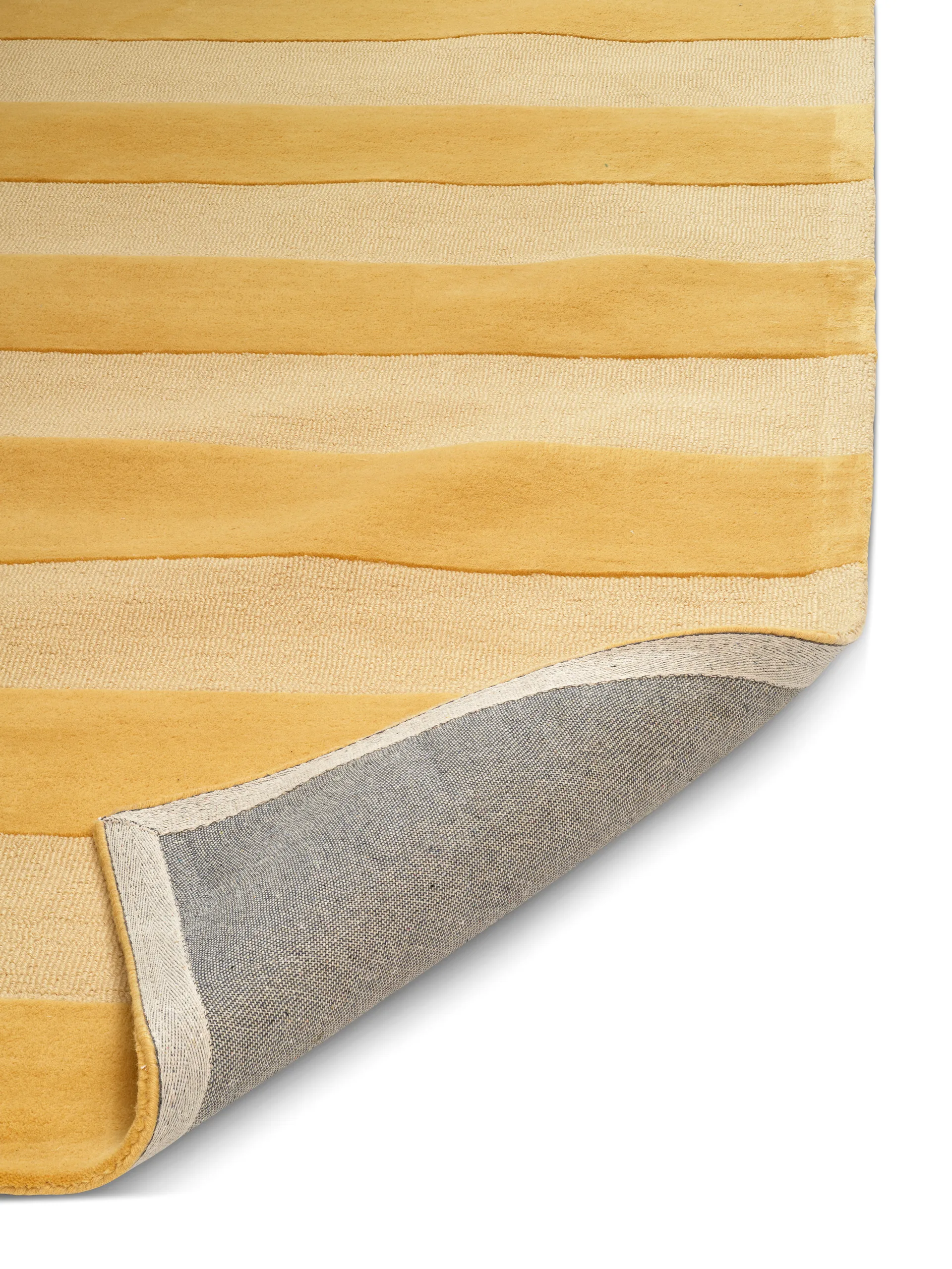 Stripe Boucle rug, Yellow, 200x300 cm Classic Collection