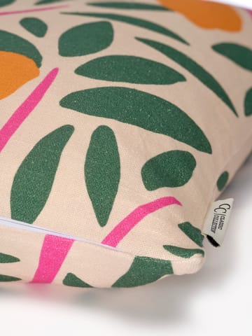 Sunny citrus cushion cover 50x50 cm - Green - Classic Collection