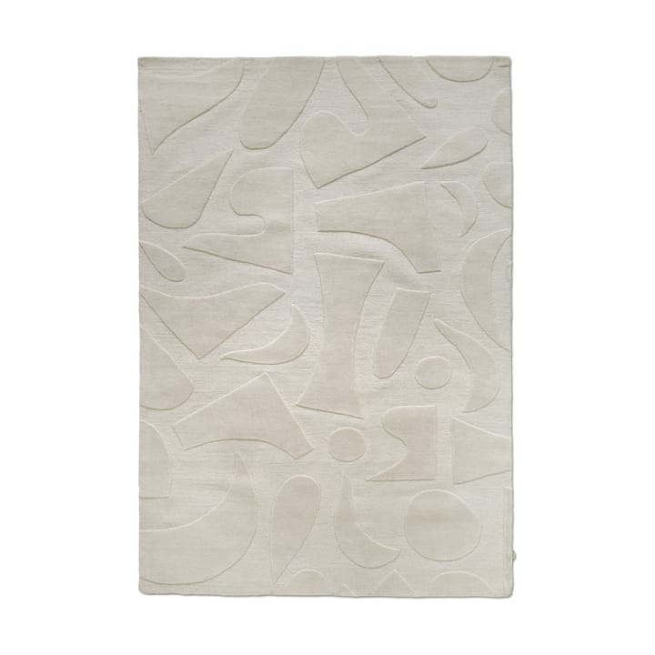 Vivid wool rug 170x230 cm, White Classic Collection
