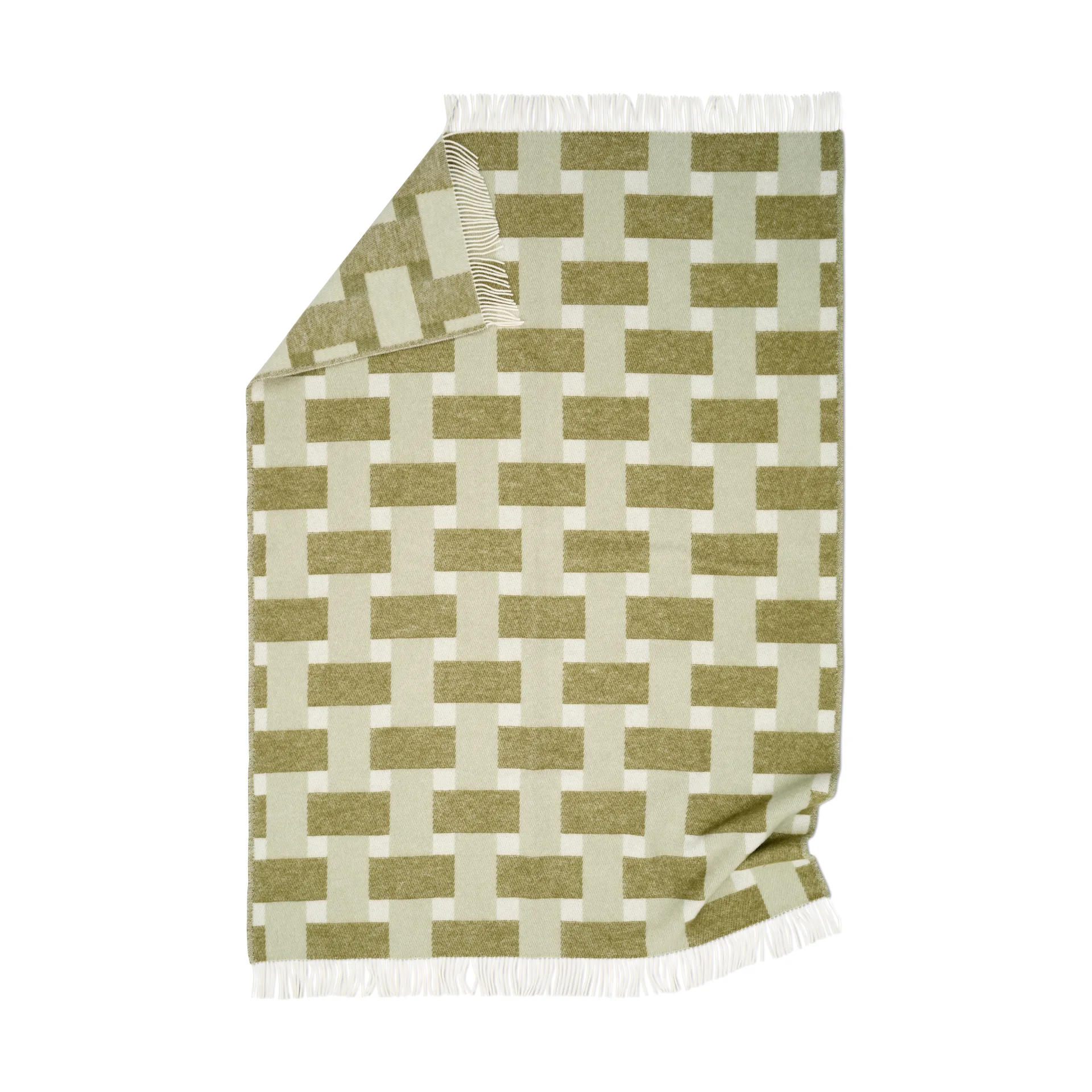 Weave throw 130x180 cm, Green Classic Collection