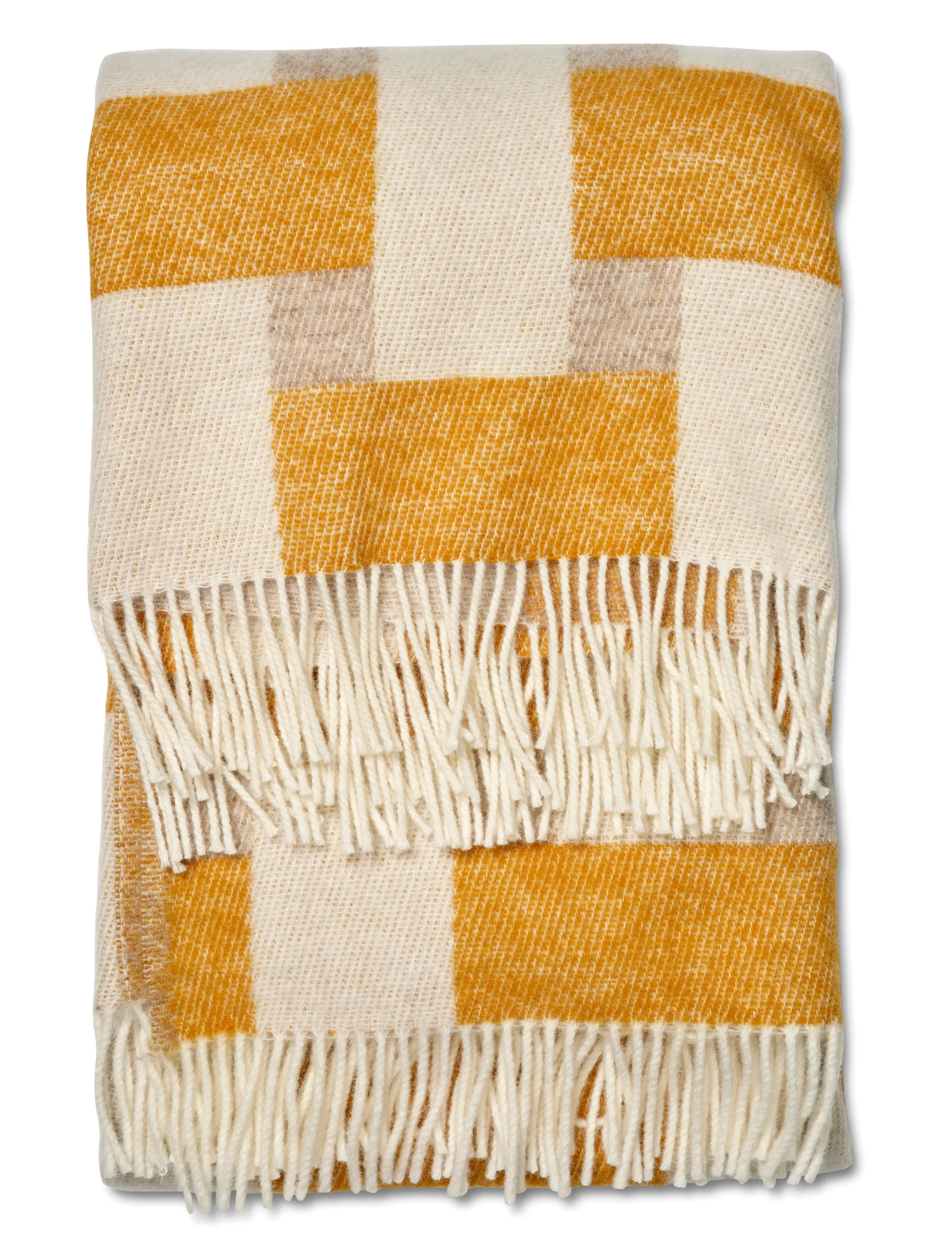 Weave throw 130x180 cm, Yellow Classic Collection