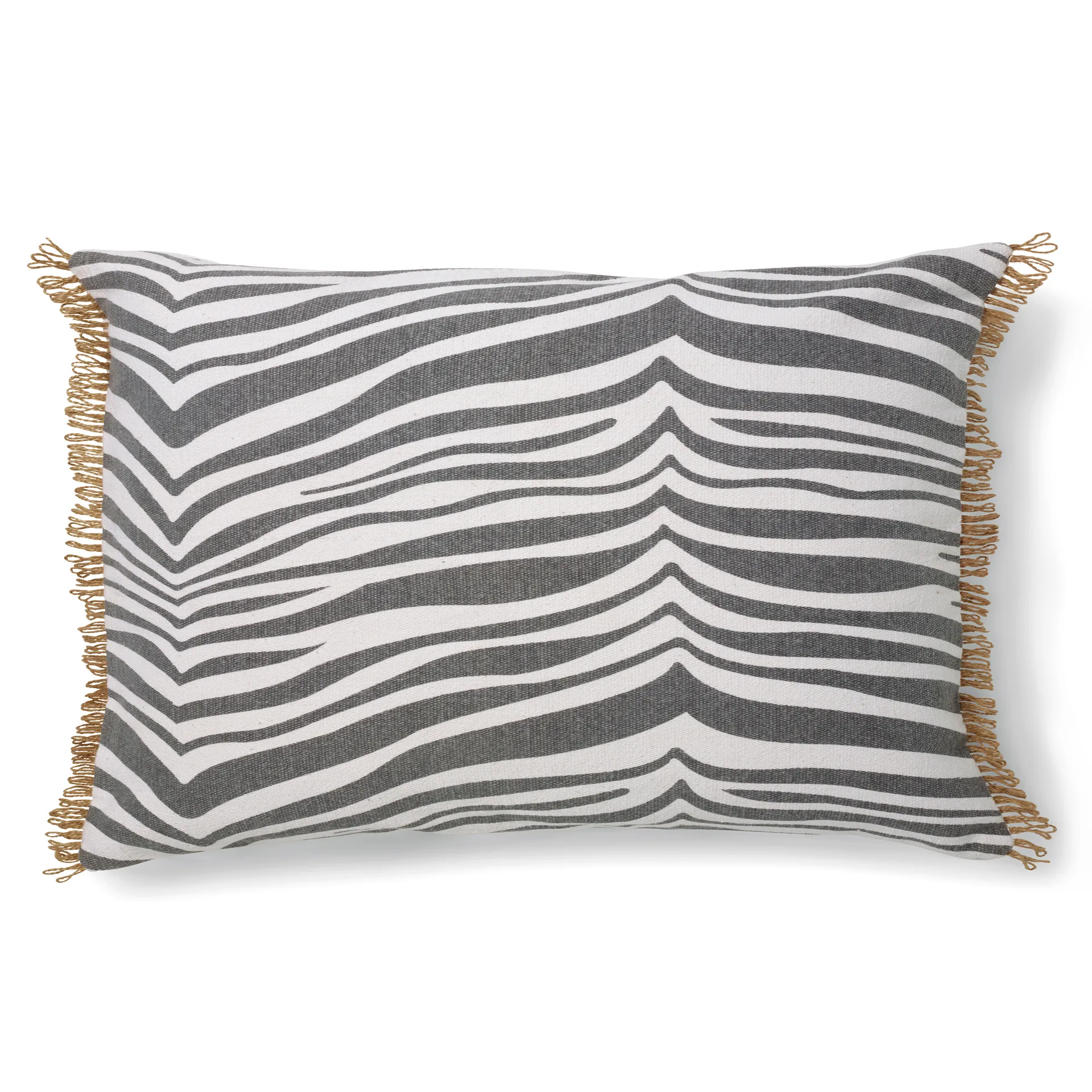 Zebra cushion 40x60 cm, titanium (grey) Classic Collection