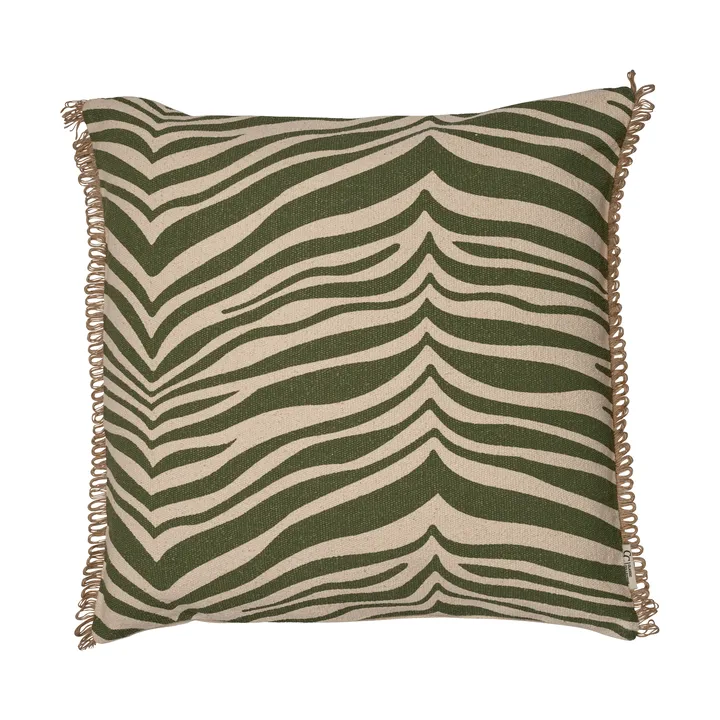 Zebra cushion 50x50 cm - Green - Classic Collection