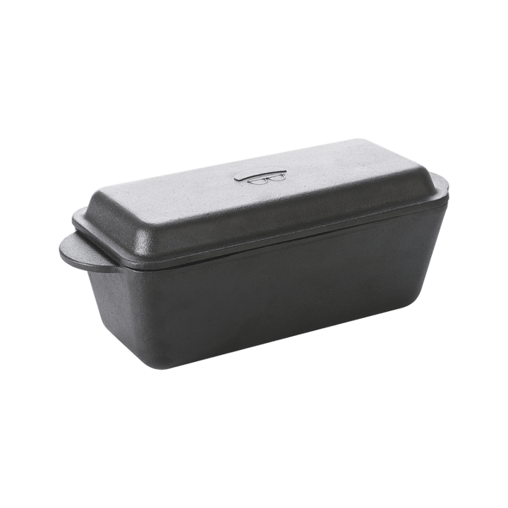 Bread pan with lid 25x11 cm - Cast iron - Claus Holm