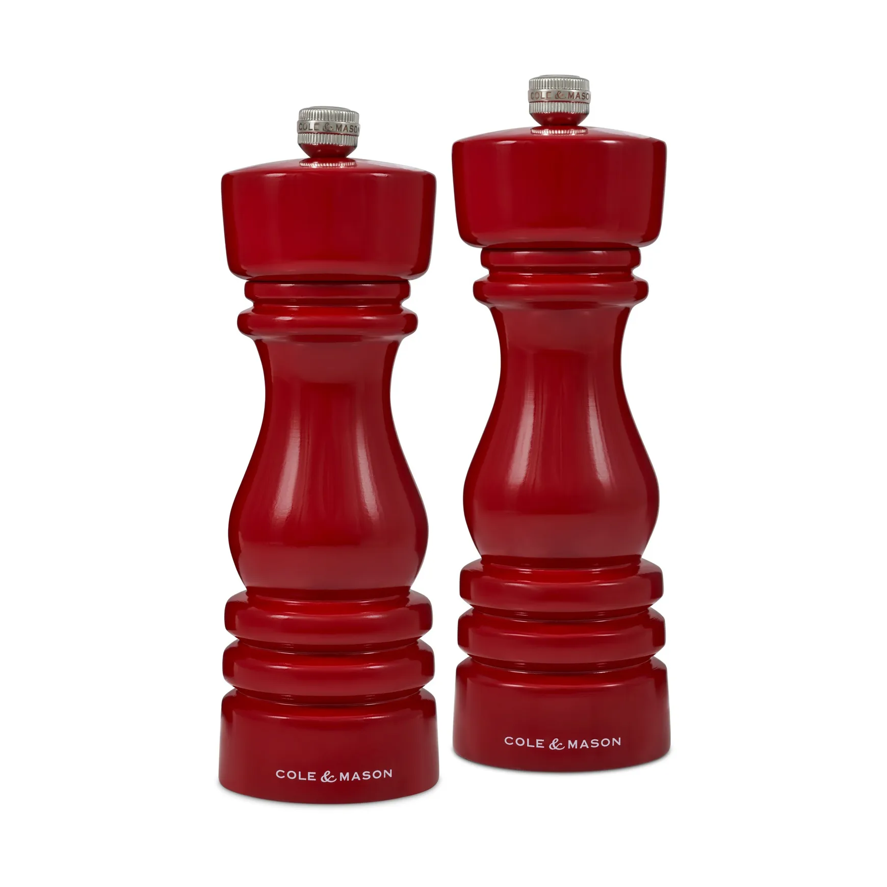Gloss London salt and pepper grinder set, 18 cm Cole & Mason