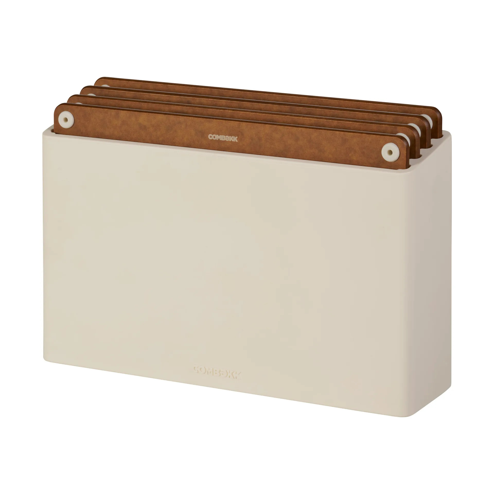 Combekk cutting board 5-piece set, Sand-brown Combekk