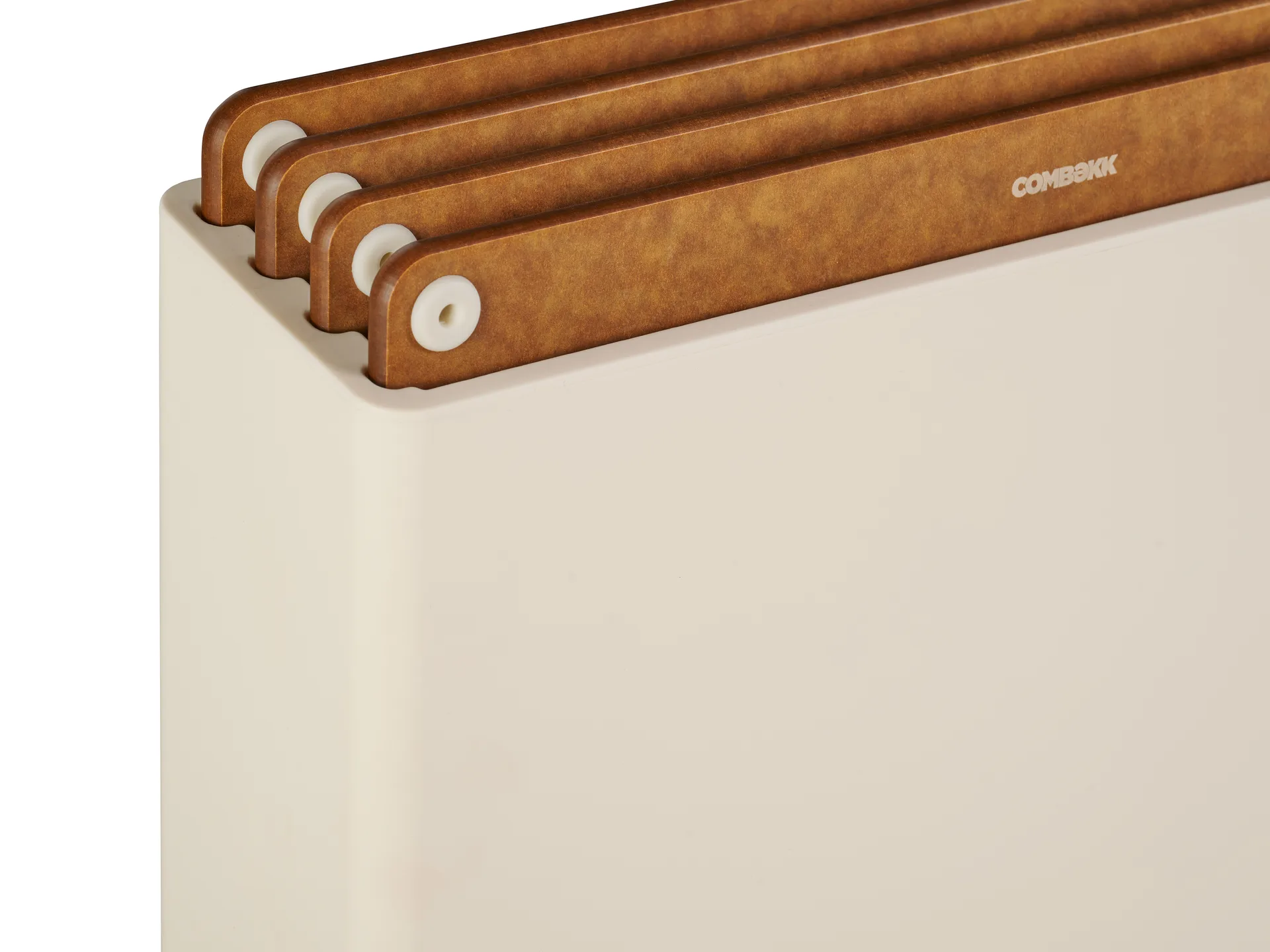 Combekk cutting board 5-piece set, Sand-brown Combekk