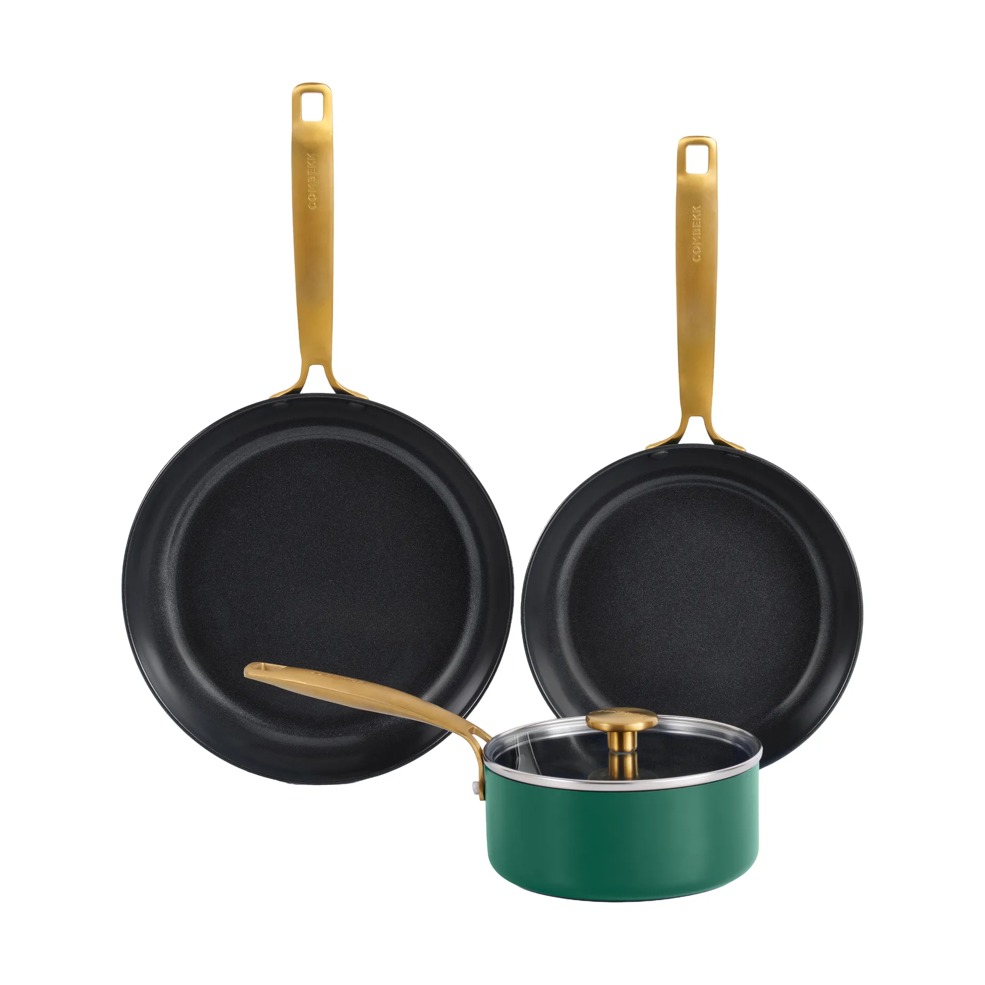 Combekk Element pot and frying pan set 4-piece, Holly Green Combekk